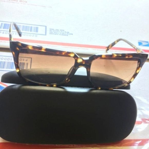 NEW Jason Wu HADLEY acetate frame tortoise gold owl logo unisex sunglasses NWOT